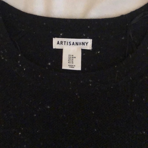 Black Dress with Subtle White Dots - Picture 2 of 2